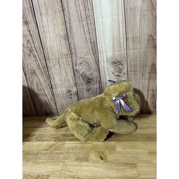 Early Build a Bear Golden Tan Yellow Lab Puppy Plush Stuffed Dog Labrador Heavy - Picture 2 of 9